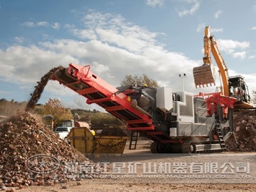 履帶式移動破碎站