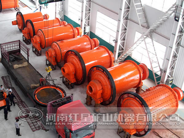 節(jié)能球磨機生產(chǎn)車間