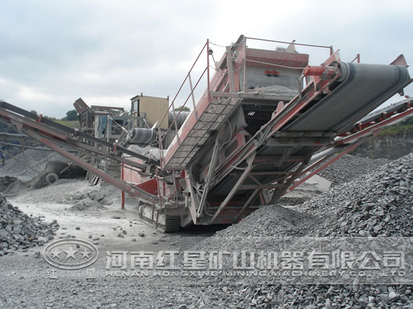 履帶式移動破碎站