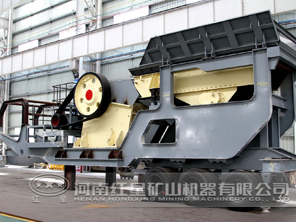 輪胎式移動破碎站