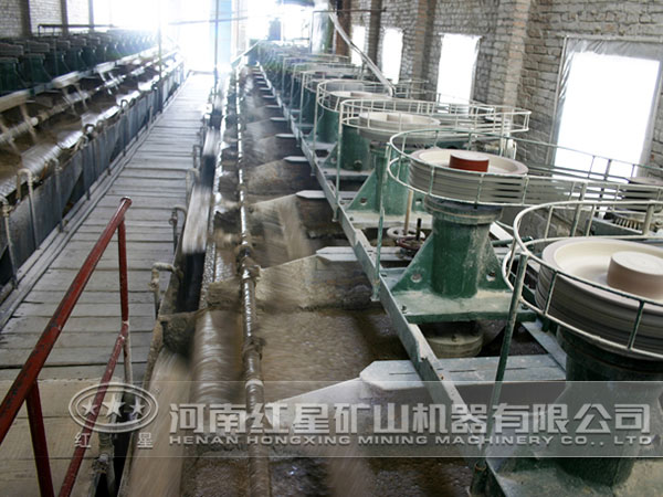 錫礦泥選礦現(xiàn)場