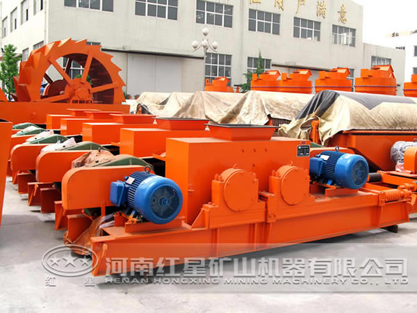 礦渣對輥破碎機