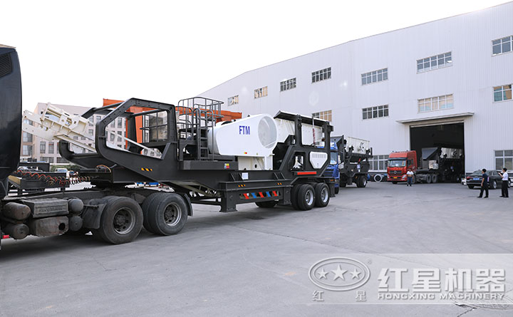 河卵石移動式破碎機(jī)