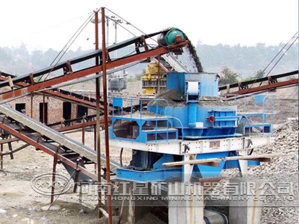 河卵石制砂工藝