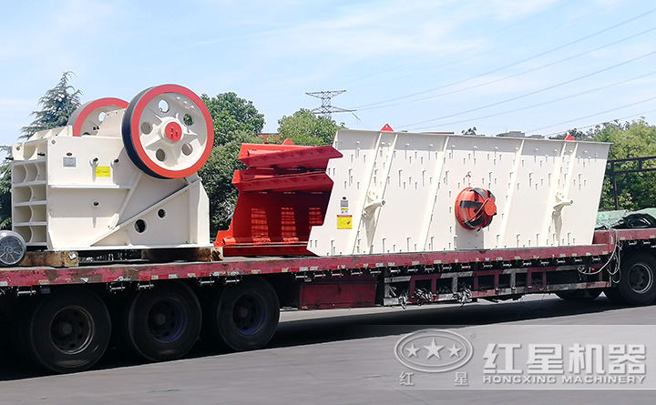 巖石加工設(shè)備發(fā)貨圖