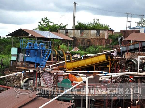 磁選工藝流程作業(yè)現(xiàn)場(chǎng)