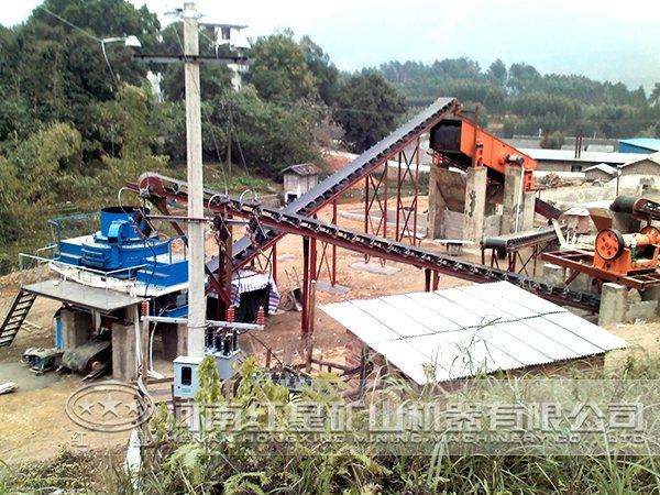 砂石生產(chǎn)線作業(yè)現(xiàn)場