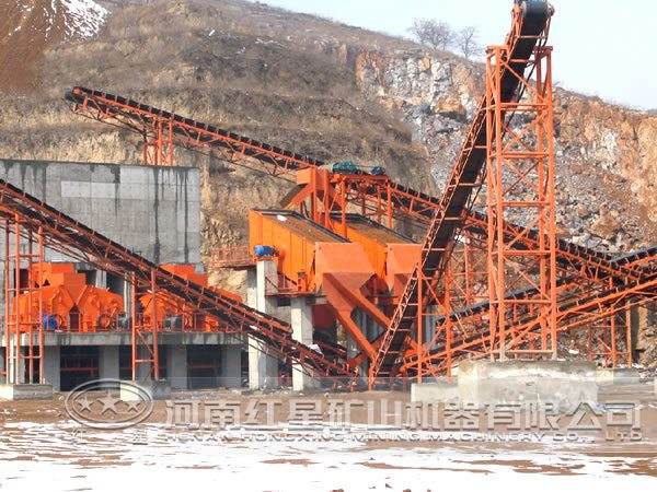 破碎流程現(xiàn)場(chǎng)