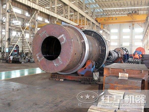 粉煤灰烘干機生產(chǎn)車間