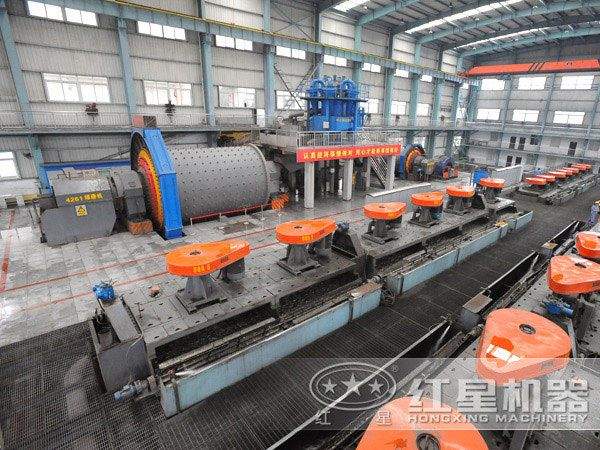 選礦生產線現(xiàn)場