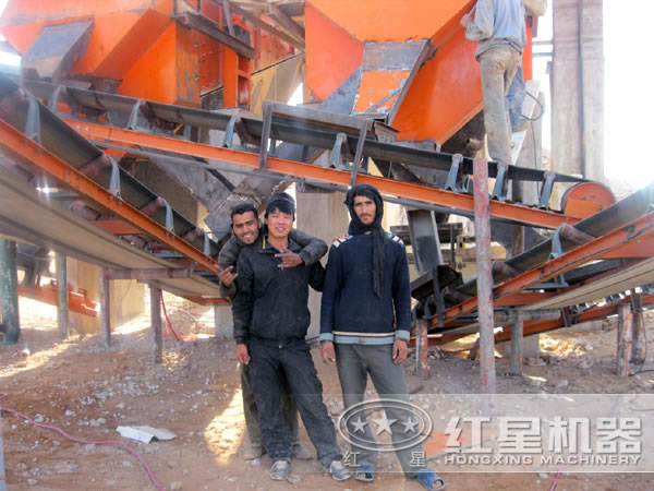 紅星破碎生產線客戶現場