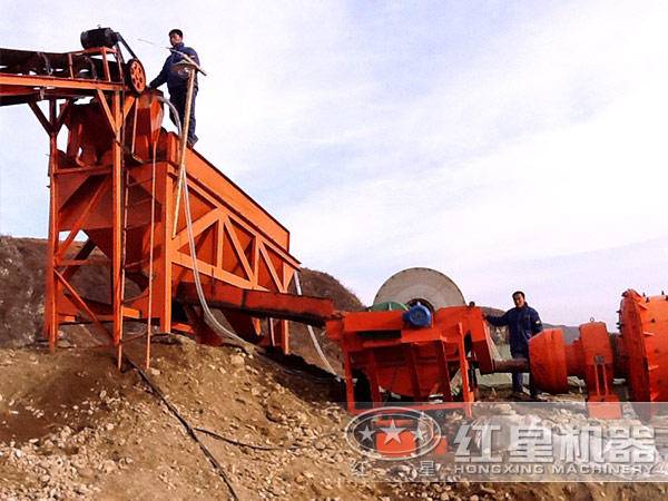 小型磁選機(jī)作業(yè)現(xiàn)場