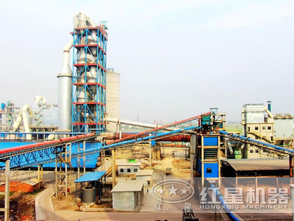 活性石灰生產線作業(yè)現(xiàn)場