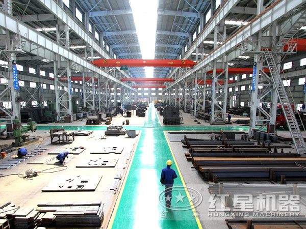 紅星活性石灰生產線生產車間