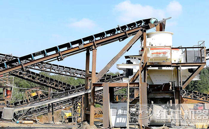 制砂生產(chǎn)線作業(yè)現(xiàn)場(chǎng)