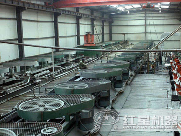 浮選機作業(yè)現(xiàn)場