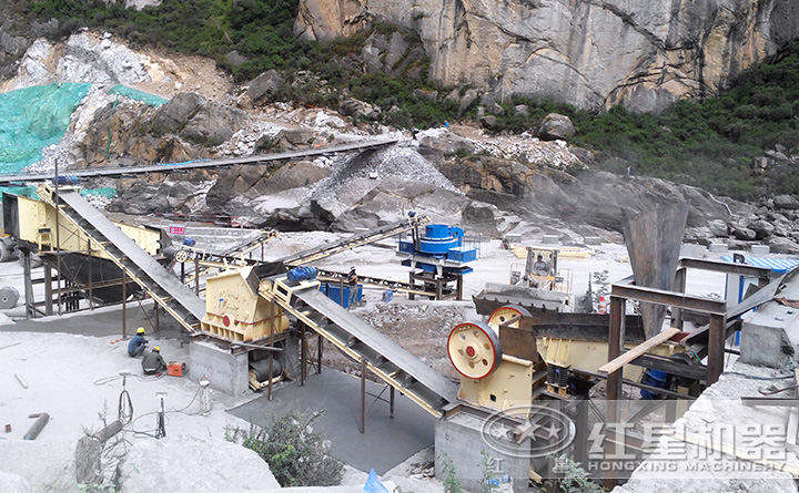 石灰?guī)r制砂生產(chǎn)線