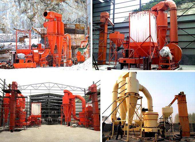 磨粉機(jī)不同的作業(yè)現(xiàn)場(chǎng)