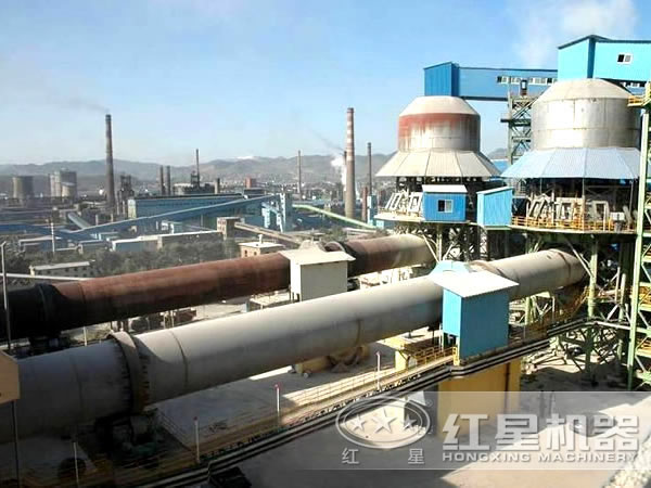 活性石灰生產(chǎn)線作業(yè)現(xiàn)場