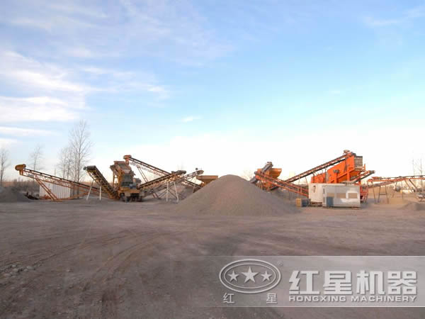 移動碎石制砂生產線