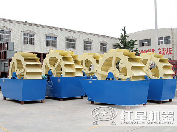 安山巖破碎生產(chǎn)線設(shè)備-洗砂機(jī)