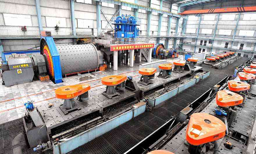 河北某地銅礦浮選生產(chǎn)線