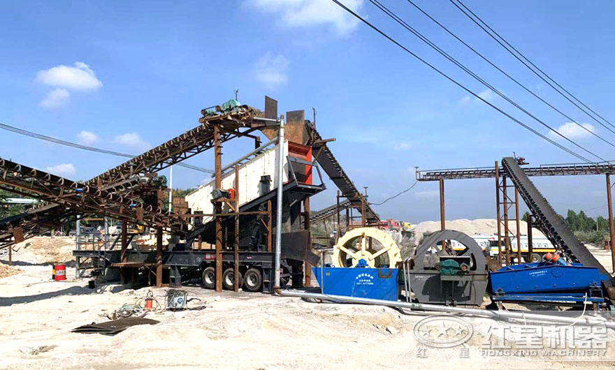 時(shí)產(chǎn)200噸輪斗式洗砂機(jī)生產(chǎn)線（高清版現(xiàn)場(chǎng)視頻）