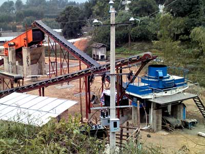 山東時產(chǎn)400-500噸河卵石制砂生產(chǎn)線案例