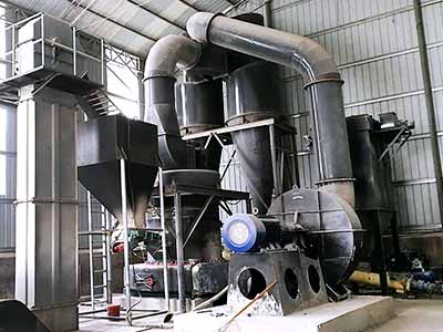 山西長子縣煤矸石磨粉生產(chǎn)線