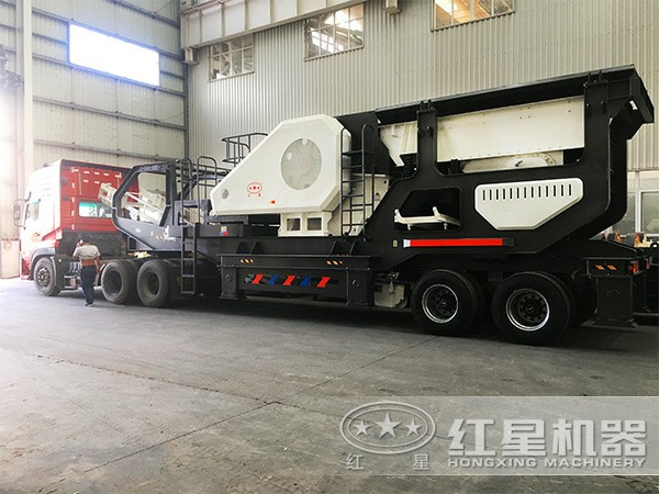 建筑垃圾移動破碎站