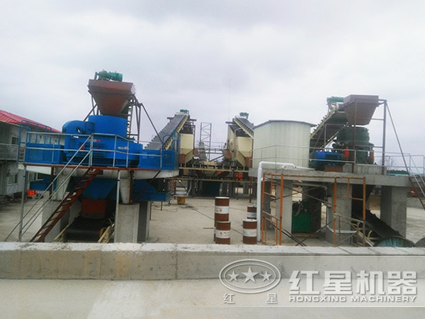 制砂機(jī)生產(chǎn)現(xiàn)場(chǎng)