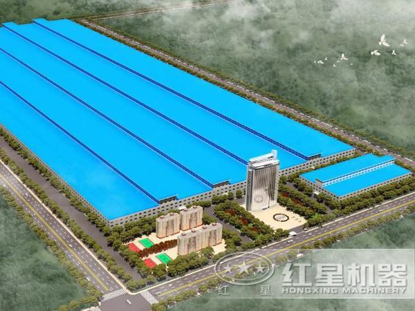 球磨機(jī)廠家鳥瞰圖