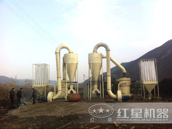 制粉生產(chǎn)線安裝、調(diào)試現(xiàn)場(chǎng)