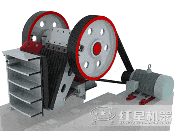 顎式破碎機破碎原理圖