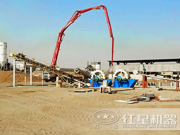 洗砂機(jī)現(xiàn)場(chǎng)圖