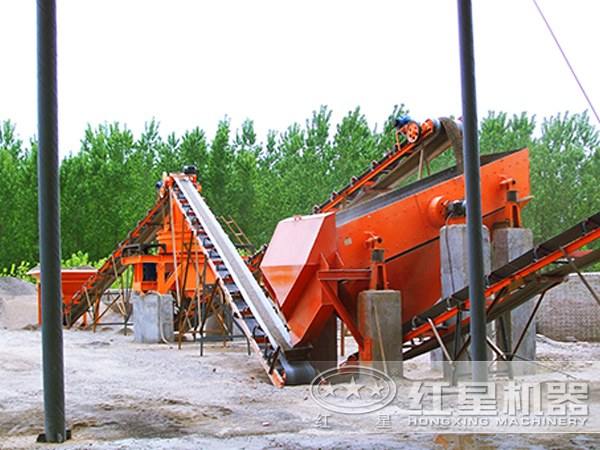 新型環(huán)保沖擊式制砂機(jī)現(xiàn)場圖