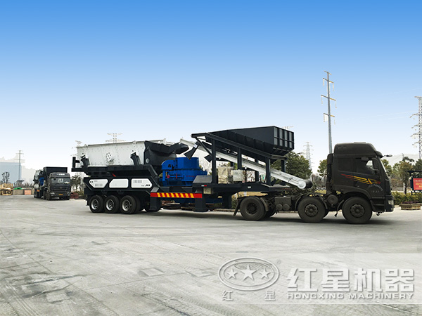 VSI-1140制砂機(jī)與移動(dòng)破碎機(jī)組合圖