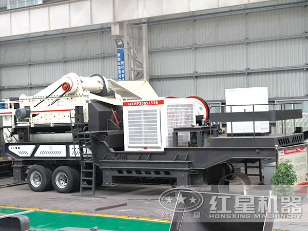 鵝卵石移動破碎機(jī)