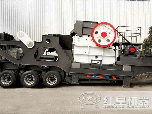 石灰石顎式移動破碎機(jī)