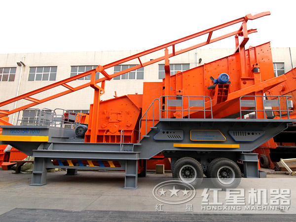 青石移動(dòng)碎石機(jī)功能齊全，投資低