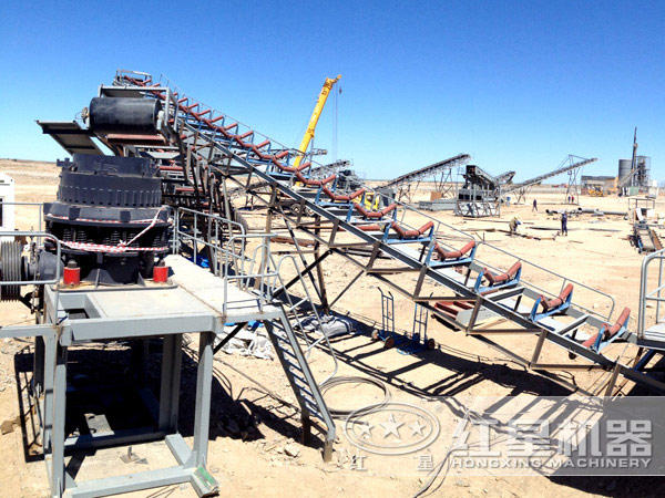 圓錐破碎機破碎效果好，顆粒均勻