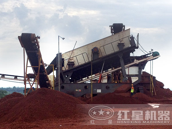 移動式山沙篩分機