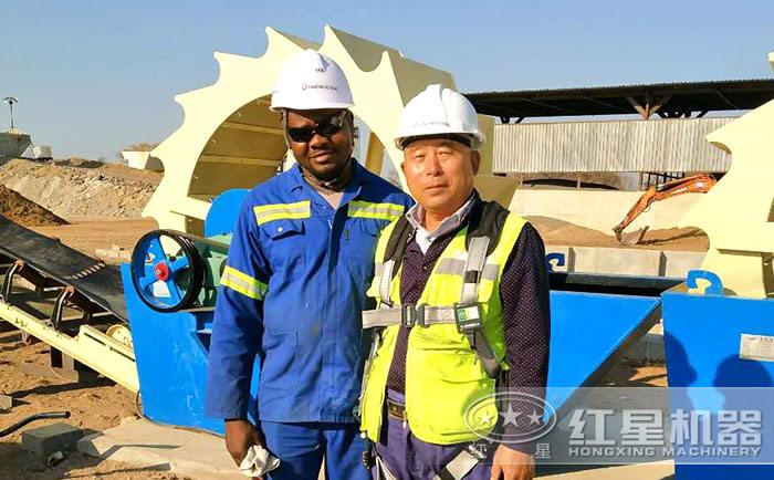 紅星槽式洗砂機生產(chǎn)圖