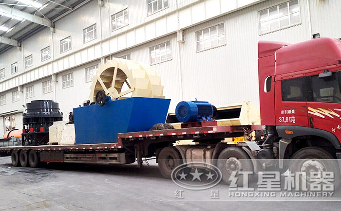 紅星石粉洗砂機(jī)發(fā)貨圖