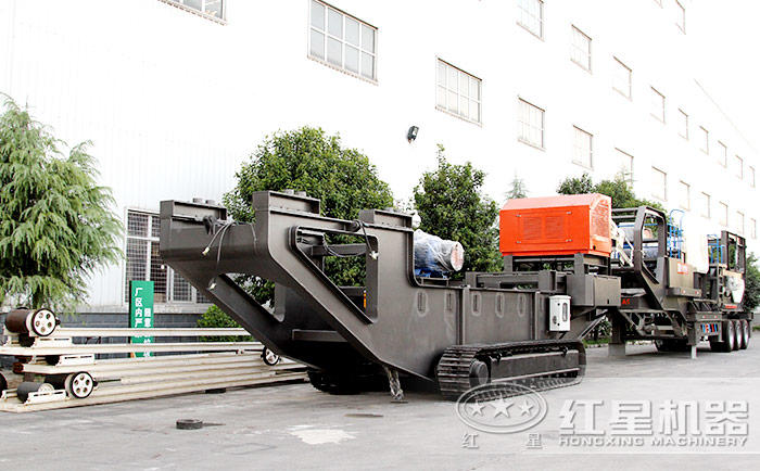 紅星履帶式建筑垃圾粉碎機(jī)生產(chǎn)廠家