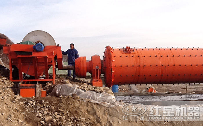 赤鐵礦磁選機現(xiàn)場