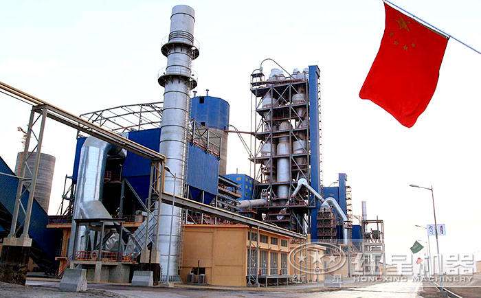 水泥生產(chǎn)線現(xiàn)場