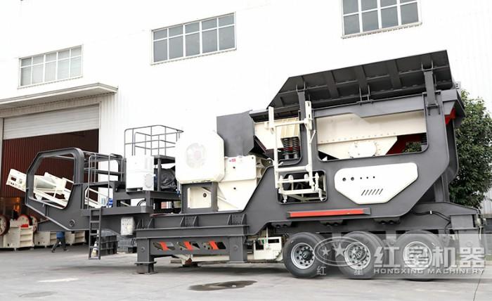 輪胎式移動垃圾破碎站