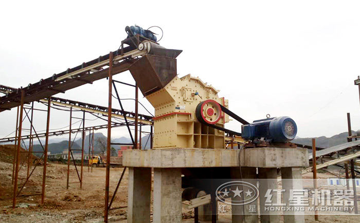 紅星細碎機工作現場