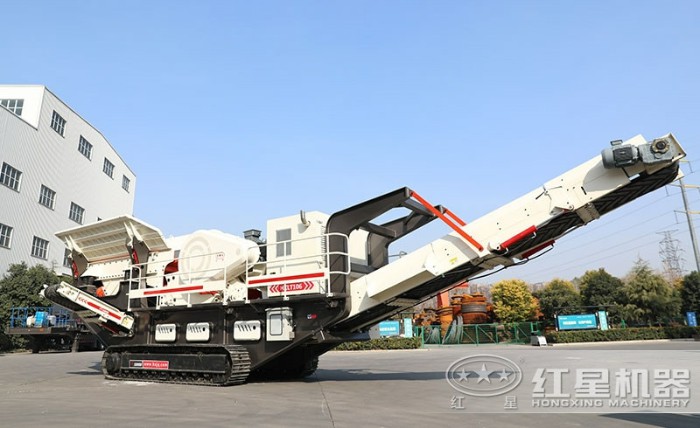 履帶式移動式石子破碎設(shè)備